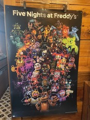 Five Nights At Freddy’s – Gaming Poster (All Characters Collage) (Size 24 x 36″)