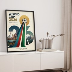 World Cup 2026 Soccer Poster Matte Vertical Poster