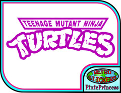 Ninja Turtles A Vinyl Sticker Wall Poster Bedroom Art Car Truck Window Movie