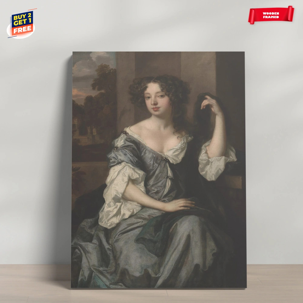 Duchess of Portsmouth Antique Portrait Painting Canvas Print Poster Home Decor