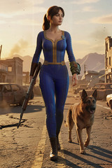 Fallout 4 Lucy MacLean Poster Gaming Fan Gift