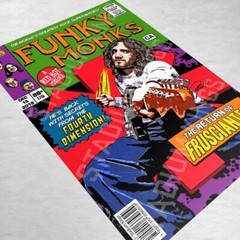 Red Hot Chili Peppers John Frusciante Funky Monks Comic Book Poster – 11×17 in.