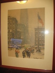 GUY WIGGINS: Winter in New York at MEDISON SQUARE – RARE BEAUTIFUL Art Print