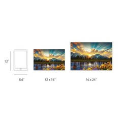 Grand Teton National Park Wall Art Sunflower 12.00″ x 16.00″ Forest 04