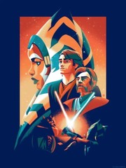 Star Wars Ahsoka Anakin Obi-Wan The Clone Wars Art Danny Haas Victory and Defeat
