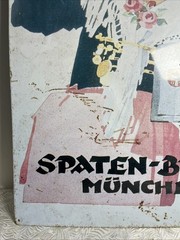 Spaten Bräu München Ludwig Hohlwein 1933 German Advertising Some Damage 16×23”