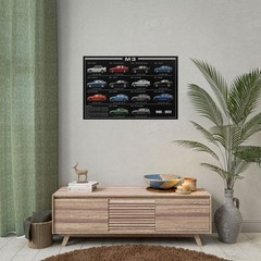 BMW M3 Evolution Poster – 1986–2022 Motorsport Legacy Wall Art Print