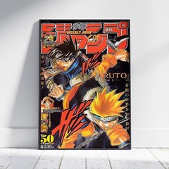 NARUTO Manga Poster Shonen Jump Cover One Piece Anime Art Wall Decor