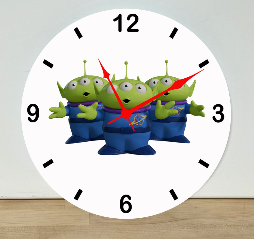 Toy Story «Little Green Men» Wall Clock, Acrylic Print, Wall Art Home Decor