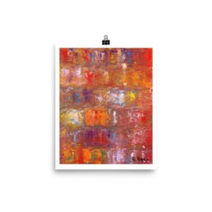 Listening, Fine Art Reproduction, Abstract Art Print