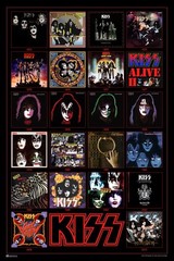 Kiss Poster Album Covers Records Vinyl Destroyer Heavy Metal Music Poster 24×36
