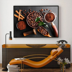 Modern Cooking Herbs Spices Sushi Utensils Spoon Wall Art Picture Canvas Paintin