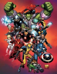 Marvel Comics 4 | Wall Art Poster | 8×11 13×19 FRAMED