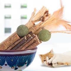 Cat Toys Cat Chew Toys, Silvervine Sticks Catnip Rope Toys for Cats Teeth Cleani