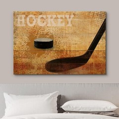32″x48″ – Vintage Balls Canvas Print – Sports Equipment Wall Art Retro Decor