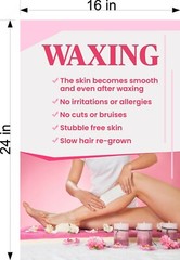 Salon 12 Photo-Realistic Paper Poster Matte Non-Laminate Waxing Hair Vertical