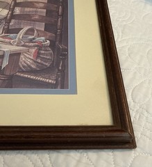 Framed Horizontal Still Life Print Wall Art, Multicolor, Adults 12×14