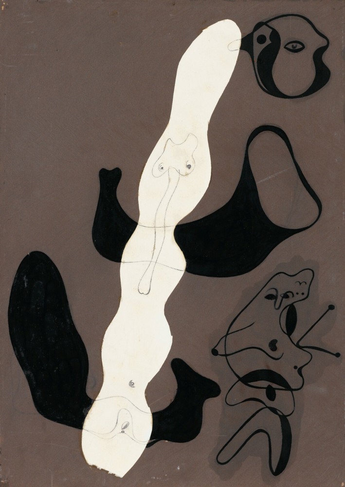 JOAN MIRO Art Poster or Canvas Print «COLLAGE-PEINTURE»