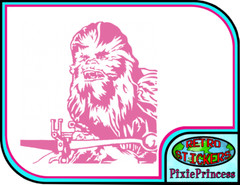 Star Wars Chewbacca U Vinyl Sticker Wall Poster Art Car Truck Bike Window Movie