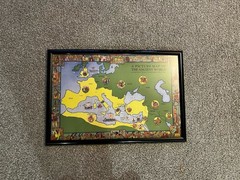ancient world Vintage Pictorial Map Print| Ancient World Map Poster 16×24