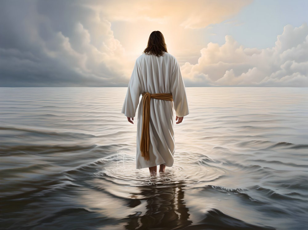 Jesus Christ Praying Picture Canvas Home Decor Wall Art Poster Print Painting 93