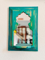 Rustic Wooden wall shelf- «Maadam» style (12in*8in)