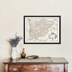 Old Map of Portugal 1570 – Vintage Portugal Art Wall Decor