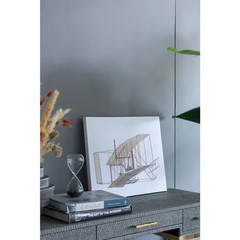 Framed 15.7 In. X 19.7 In. (Set of 2) Large Rectangular Diptych Wall Printed Art