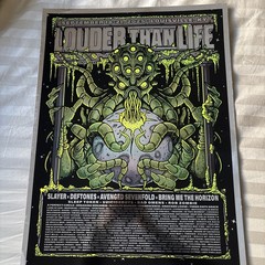 2025 Louder Than Life Louisville KY September 18-21 events foil Poster