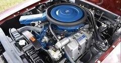 1969-1970 Ford Mustang BOSS 429 «Shotgun» Engine 24 X 36 INCH POSTER Nice!