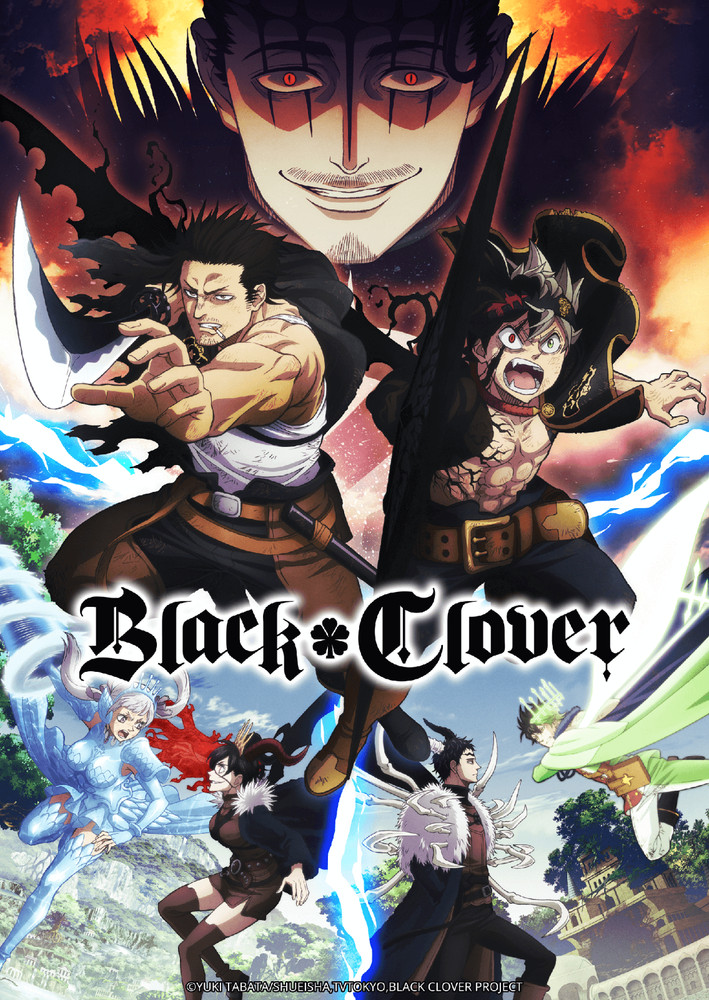 Black Clover Anime Poster Print 12×18 16×24 Art show decor