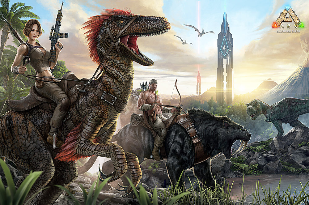 Ark Survival Evolved PS4 XBOX ONE Premium POSTER MADE IN USA – OTH610