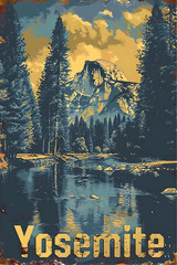 YOSEMITE NATIONAL PARK 8″X12″ ALUMINUM METAL SIGN/WALL ART BRAND NEW MS31