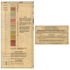 Baton Rouge, Mississippi River, Meander Belt, Harold Fisk Map, Page 22 Sheet 15