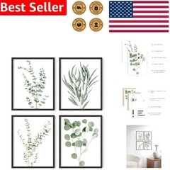 Elegant Botanical Decor: Set of 4 Unframed 8×10 Prints – Nature Inspired Art