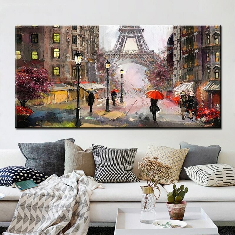 Landscape Abstract Canvas Painting Canvas Wall Art Home Décor Posters Prints Art