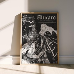Castlevania Poster – Alucard Anime Wall Art Print, Vampire Manga Decor