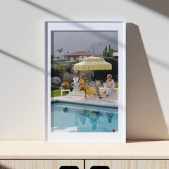 Slim Aarons Nelda And Friends Print Poster, Vintage Print, Photography- Unframed