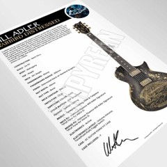 ESP Will Adler Warbird Distressed Lamb Of God Guitar Specs Poster Wall Art Print