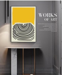 modern abstract colour blocks poster canvas wall art print canvas art