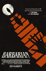 BB0489 Barbarian Film By Zach Cregger 2022 Movie Poster 11×17