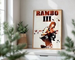 Rambo III (1988) Movie Poster Wall Art Print_0