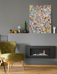 Takashi Murakami – Skulls Art Print | Mounted Canvas | Framed Canvas |Acrylic