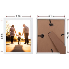 8X10″ PHOTO w/ WOOD FRAME PRINT YOUR OWN PICTURE PORTRAIT CUSTOM ART POSTER wt