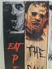 Horror Movie Themed 12×18 Stretched Canvas Wall Art