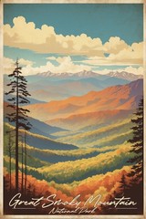 Great Smoky Mountains National Park Poster Premium Photo Print Wall Art 4 Sizes