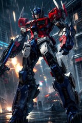 Transformers Optimus Prime Poster Print – No Frame