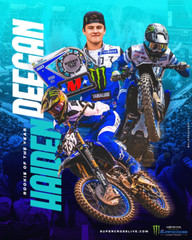 Haiden Deegan Supercross Wall Vinyl Decal Graphic (Removable Adhesive Backing)