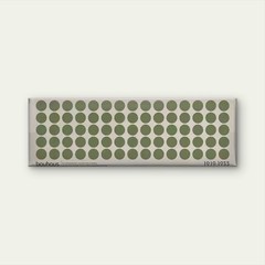 Panoramic Bauhaus Geometric Circle Design Canvas Print Wall Art Home Decor