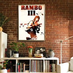 Rambo III (1988) Movie Poster Wall Art Print_0
